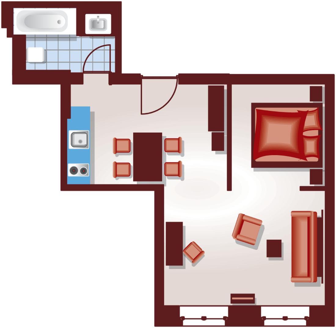 Apartmenthotel Quartier M Leipzig Cameră foto